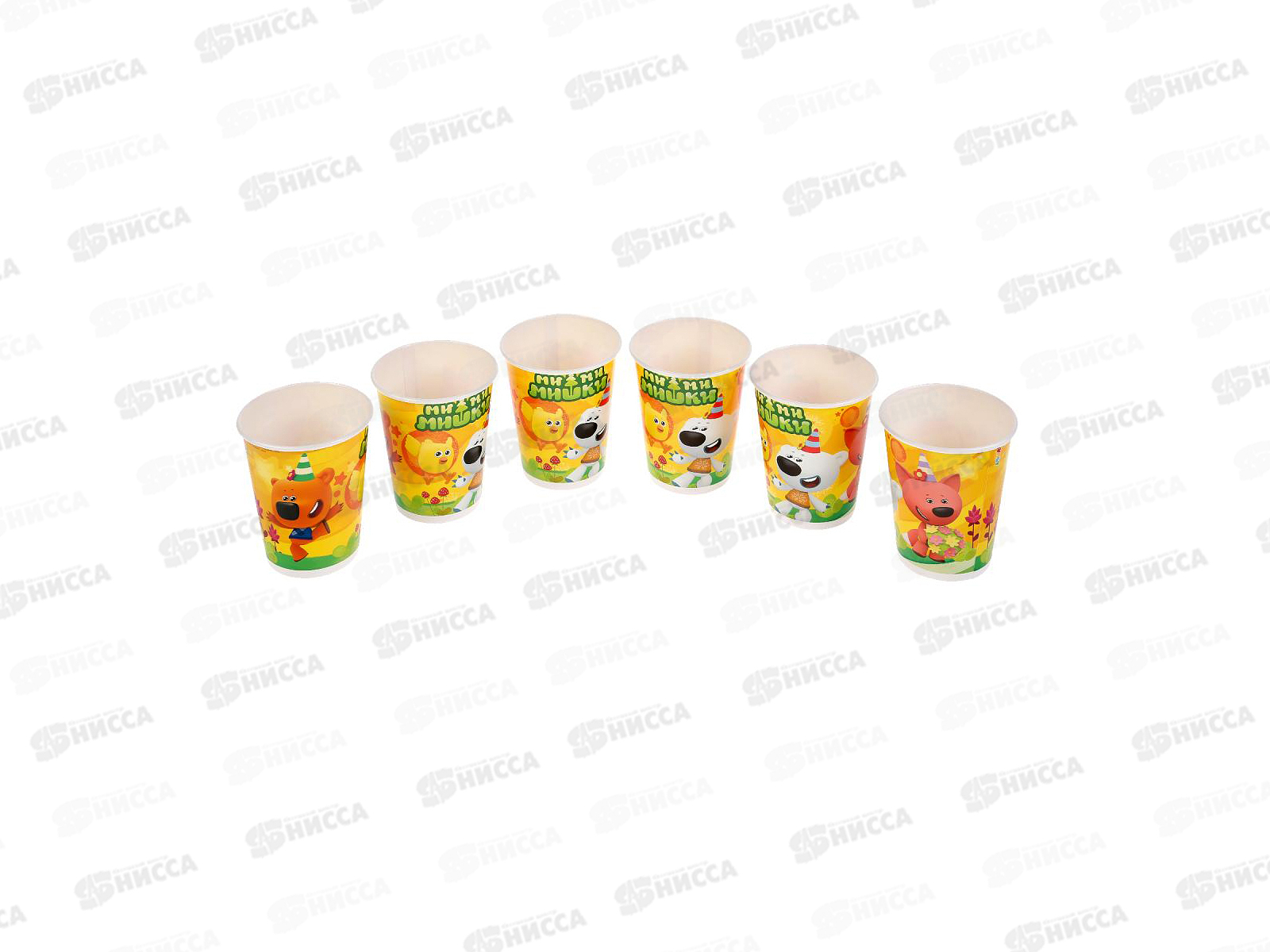 Стаканы бумажные, 6шт, Ми-Ми-Мишки СР-51978-MIMI &quotВеселый праздник&quot