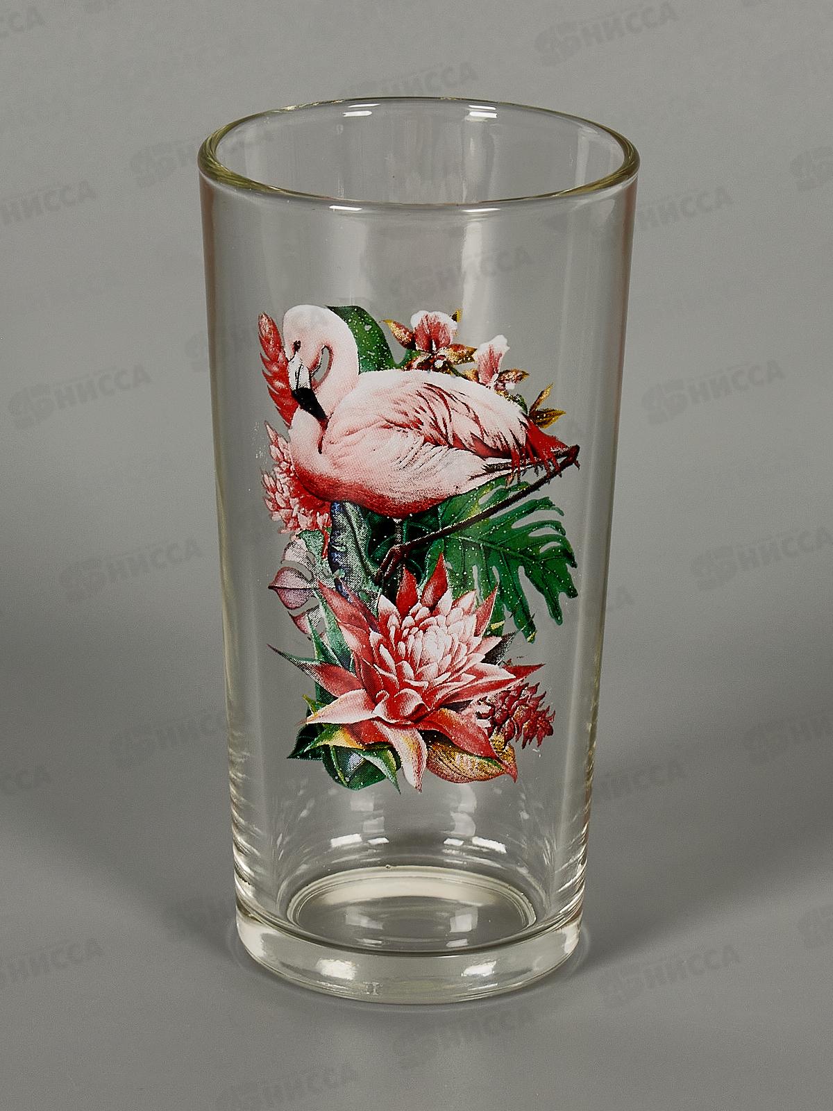 Набор стаканов 6шт 146-Д для сока Фламинго в тропиках *4