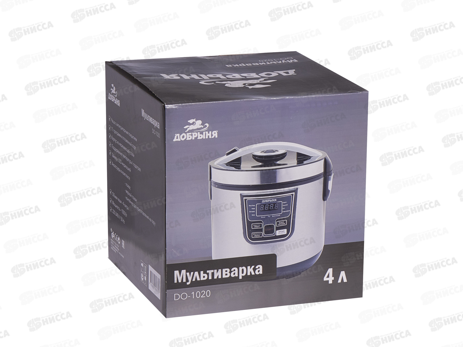 Мультиварка DO-1020 4л 11программ НЖС 1000Вт Добрыня