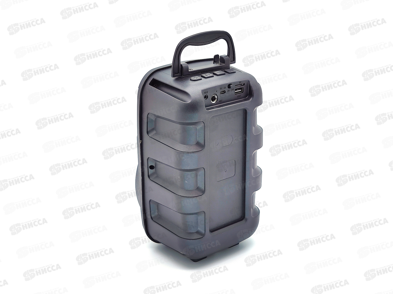 Колонка портативная с Bluetooth OT-SPB110 черный (3Вт, TWS/USB/FM/TF/AUX), аккум.