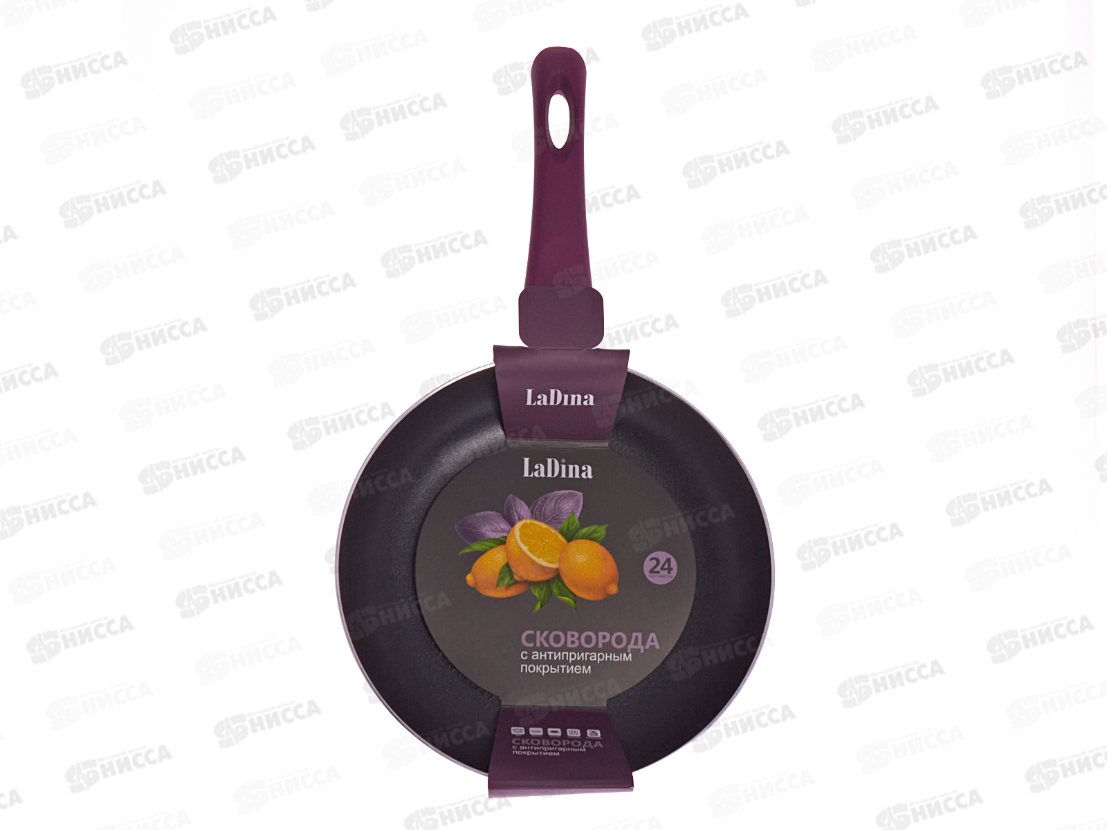 Сковорода 24см Ladina с антипригарным покрытием 50224 *12
