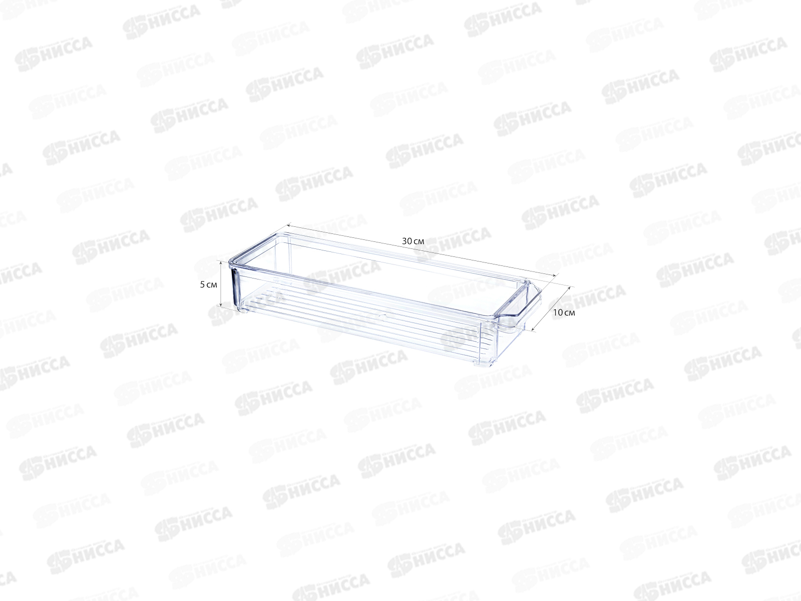 Органайзер для холодильника 10*30*5см Прозрачный М1584 *10