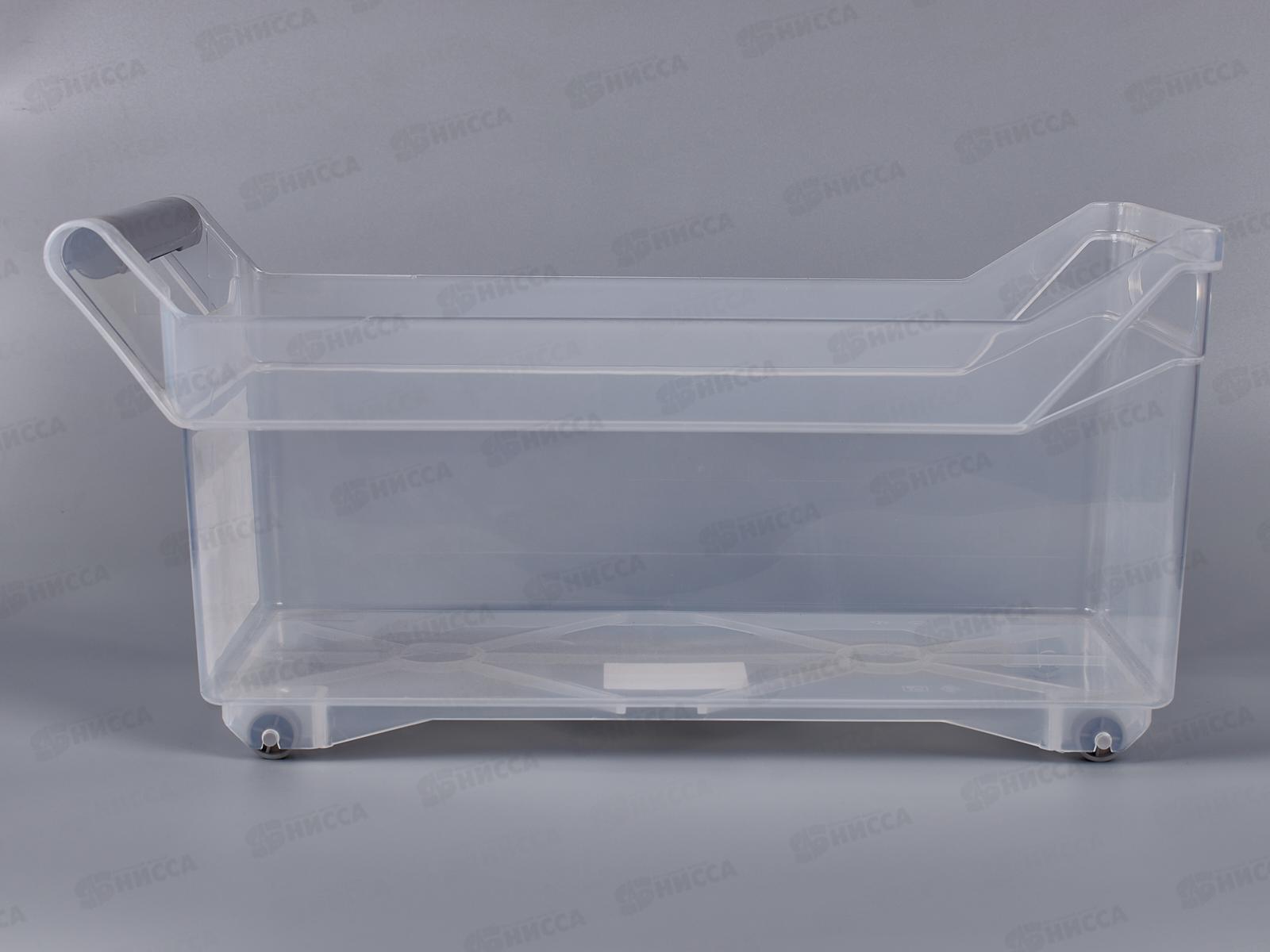 Органайзер 7л средний размер на колесах Прозрачный М1621 *10