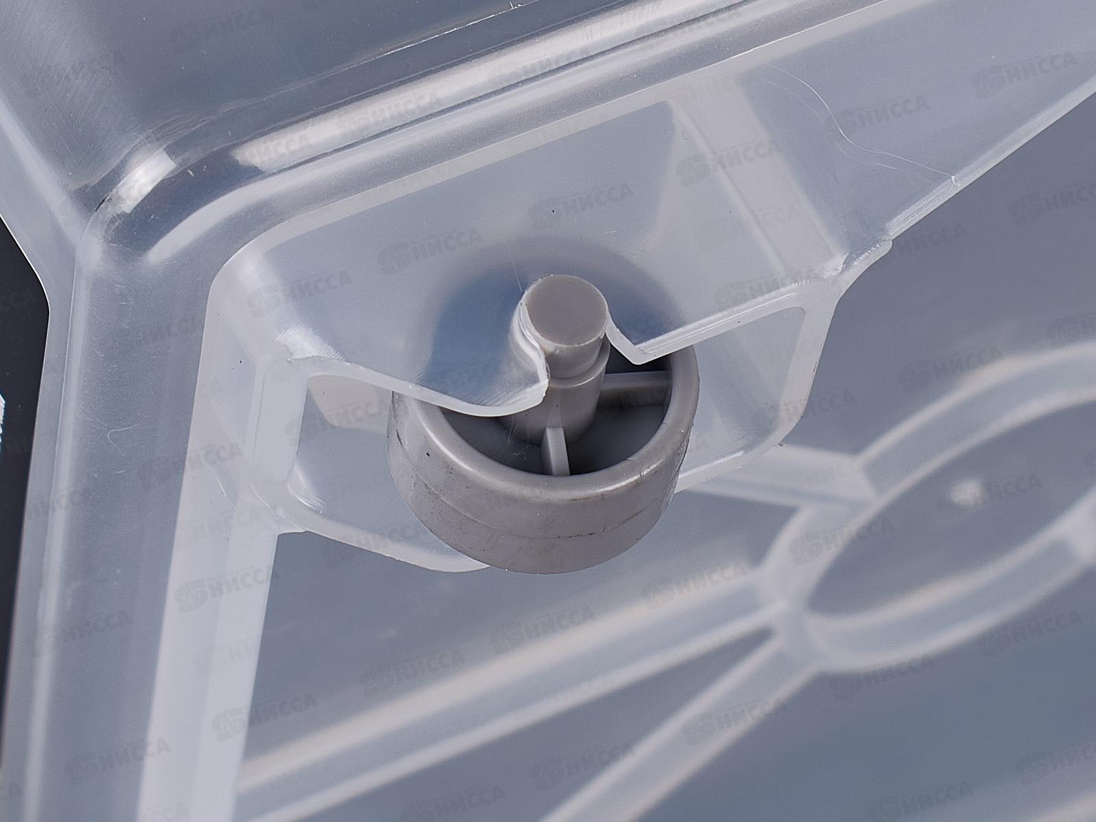 Органайзер 7л средний размер на колесах Прозрачный М1621 *10