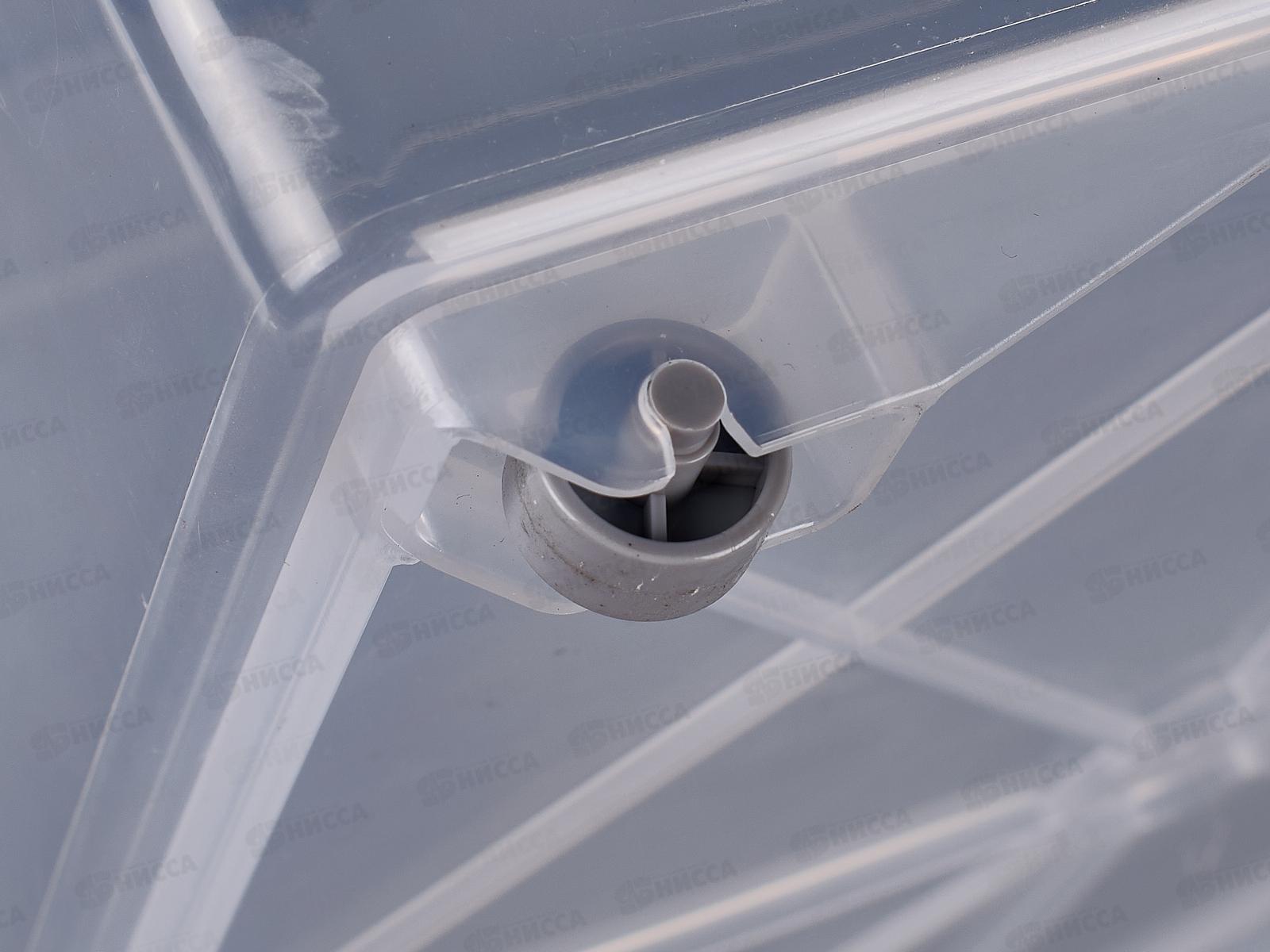 Органайзер 23л средний размер на колесах Прозрачный М1623 *5