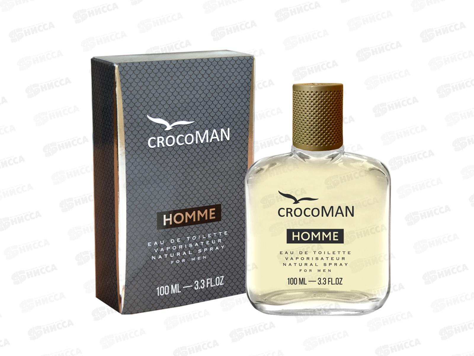 CrocoMan Homme  туалетная вода 100мл мужская М