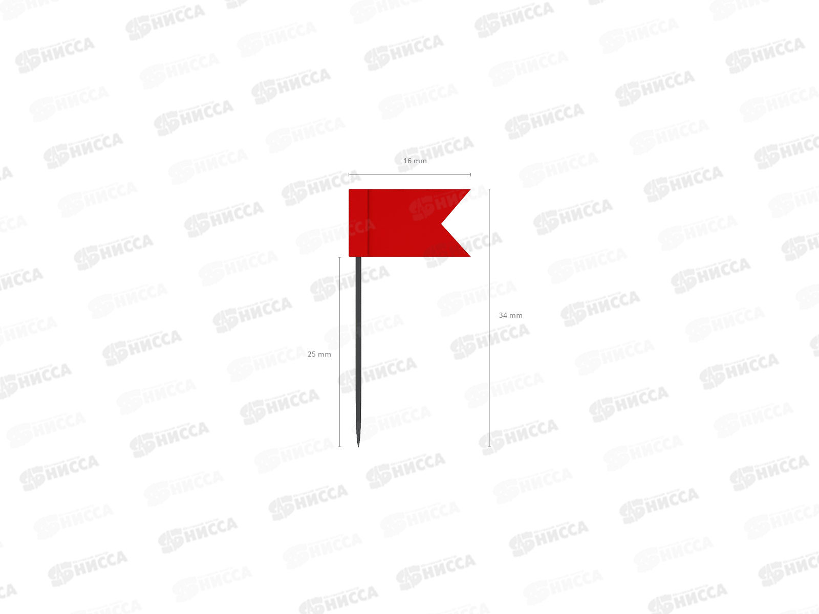 Флажки EK 25мм  (50шт) 28232*24