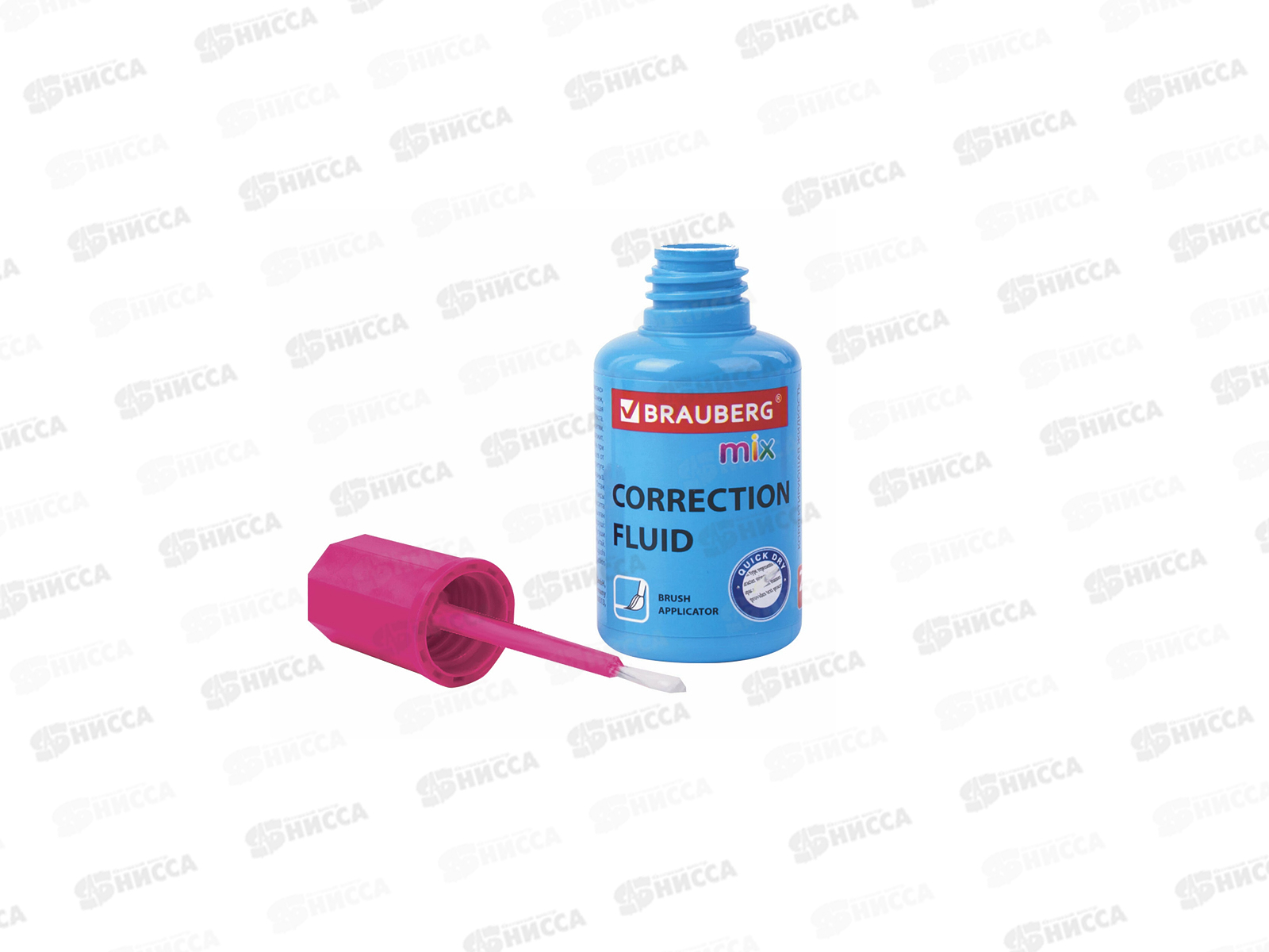 Корректирующая жидкий BRAUBERG Mix, 20мл, водная основа, 229074 *15