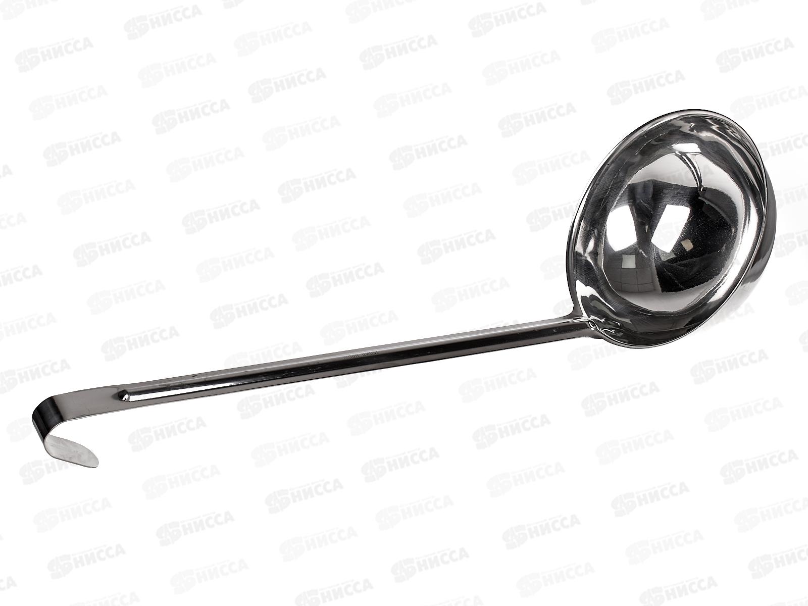 Половник сталь 750мл профессиональный цельнотянутый длинная ручка 38см 0052