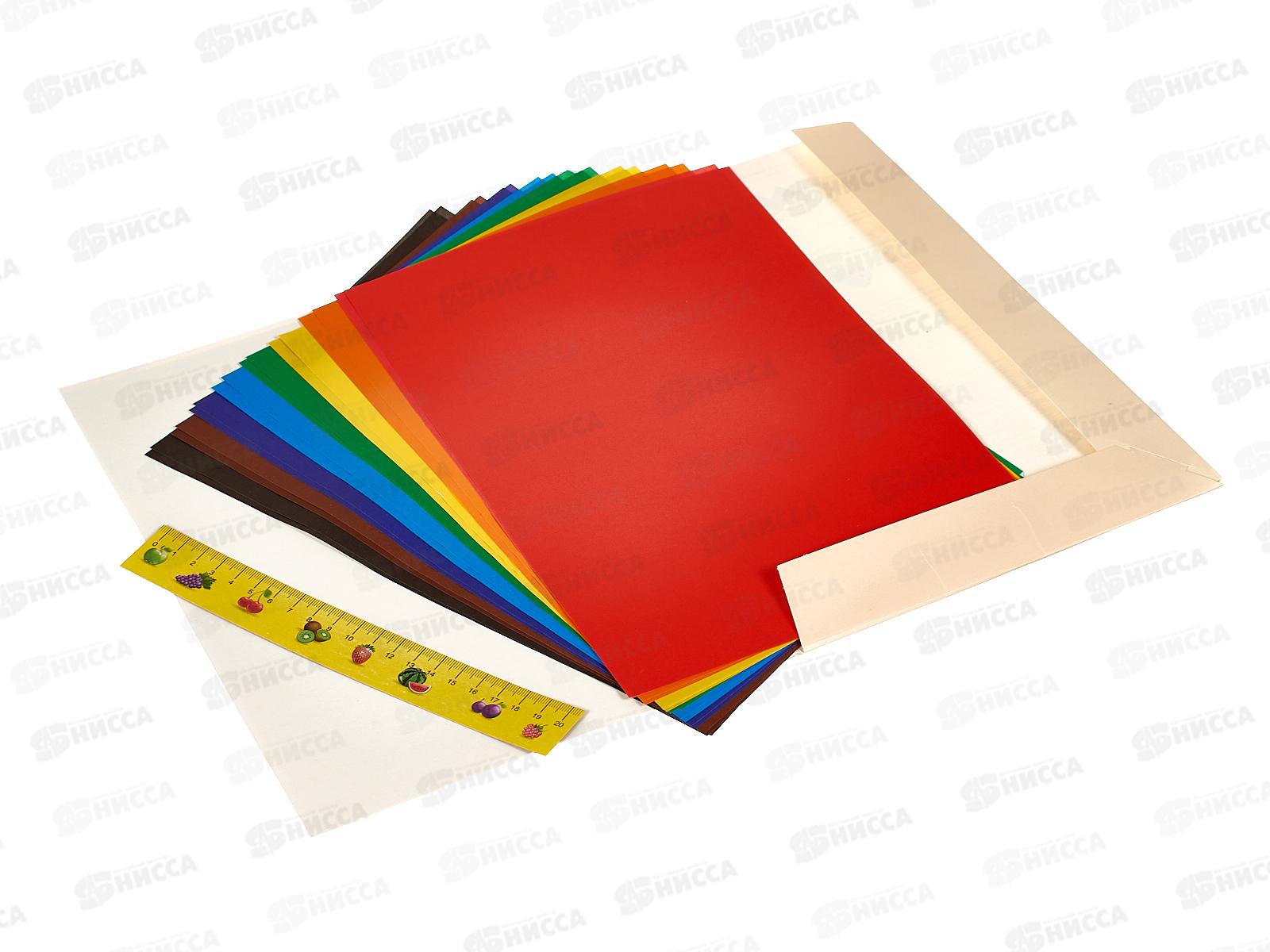 Цветная бумага 16л 8цв А4 Школа творчества 30С1790-08 *50