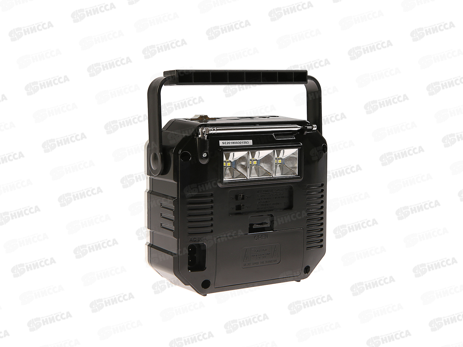 РАДИОПРИЕМНИК РП-228 УКВ, USB/microSD/AUX, 1200мАч, 220В