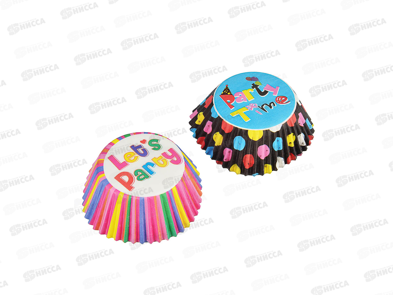 Форма для кап-кейков 48шт 5,5*3*7см пергамент 437-213 г