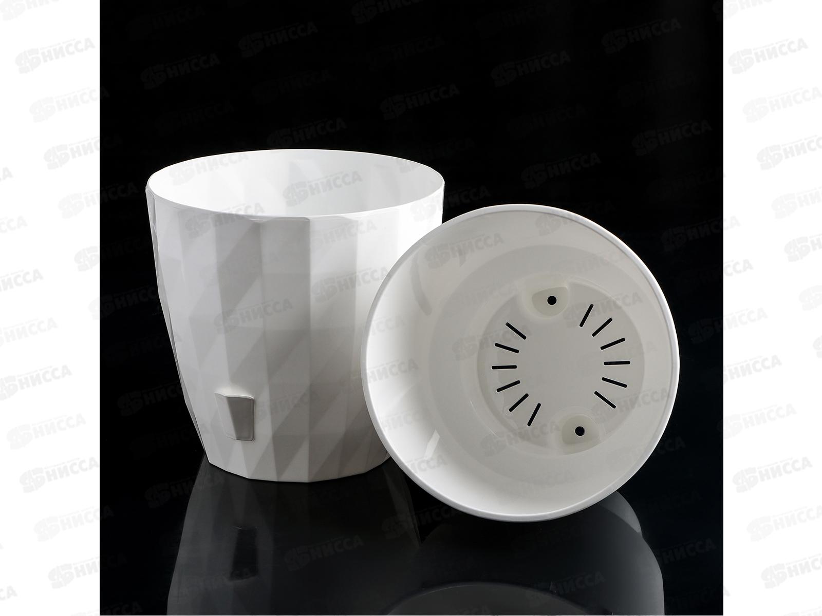 Кашпо Соло &quotRUBY&quot 3л Белый КШ-6454 *24