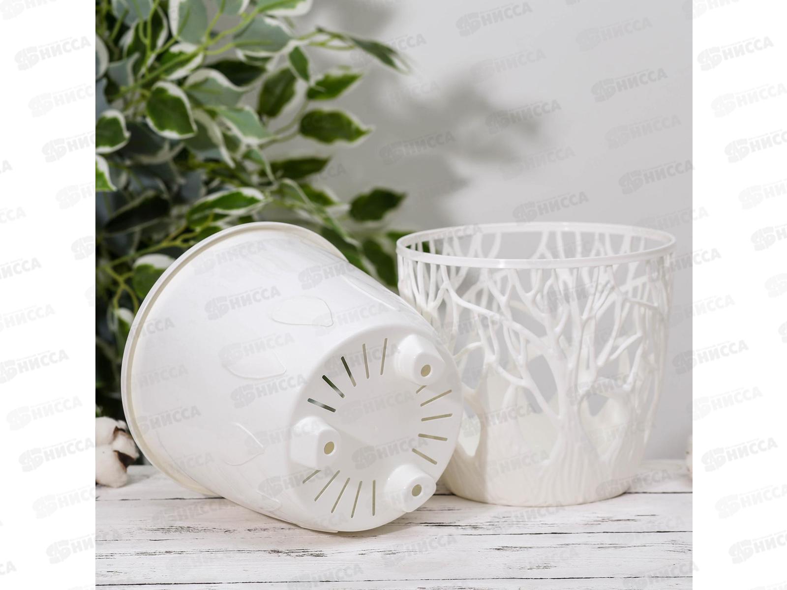 Кашпо &quotФорест&quot 3,5л Белый КШ-0973 *16