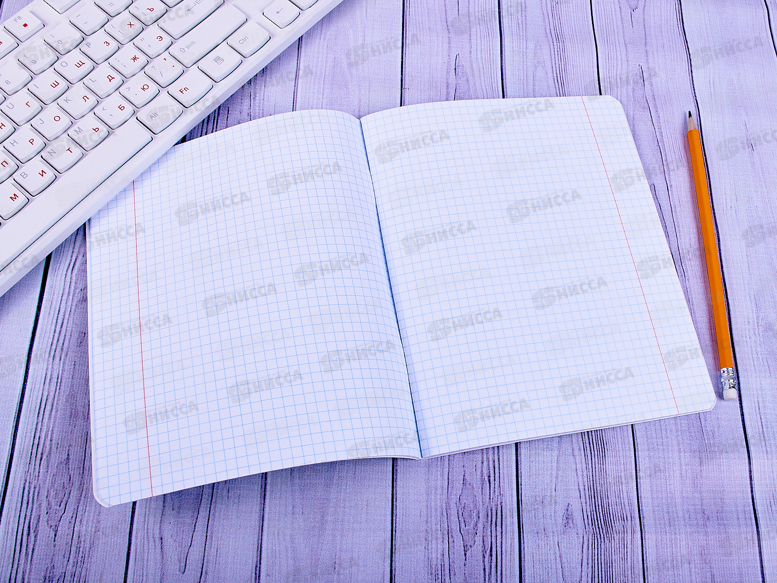 Тетрадь 48листов клетка  Hatber Пришла еда*5/100