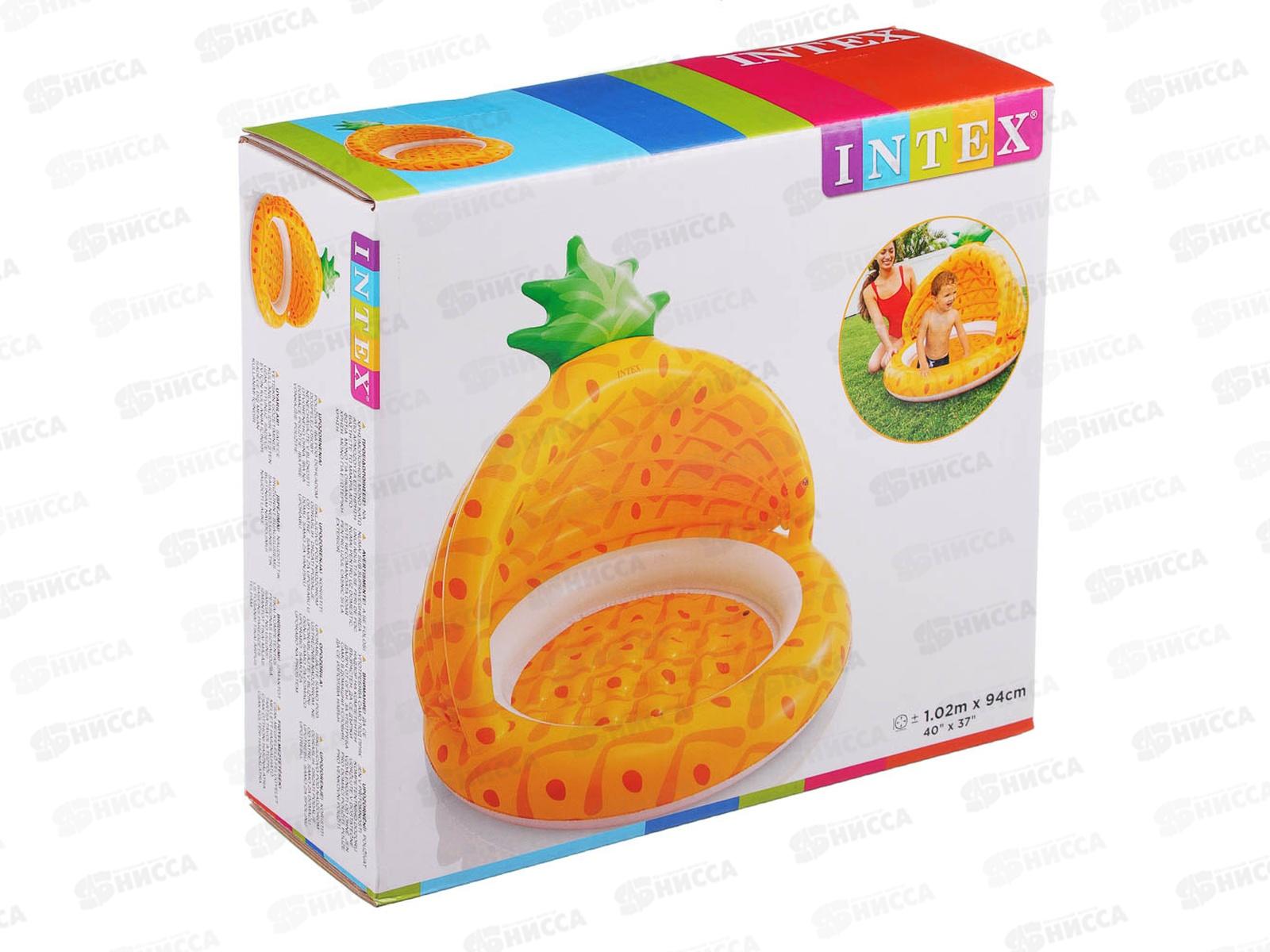 Бассейн 58414 (102*94см) Ананас, 1-3лет,  INTEX 109-060 г