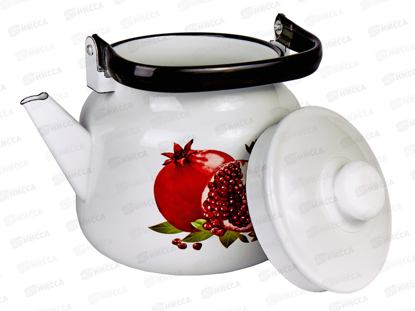 Чайник 3,5л с рисунком 01-2713/4 Гранаты