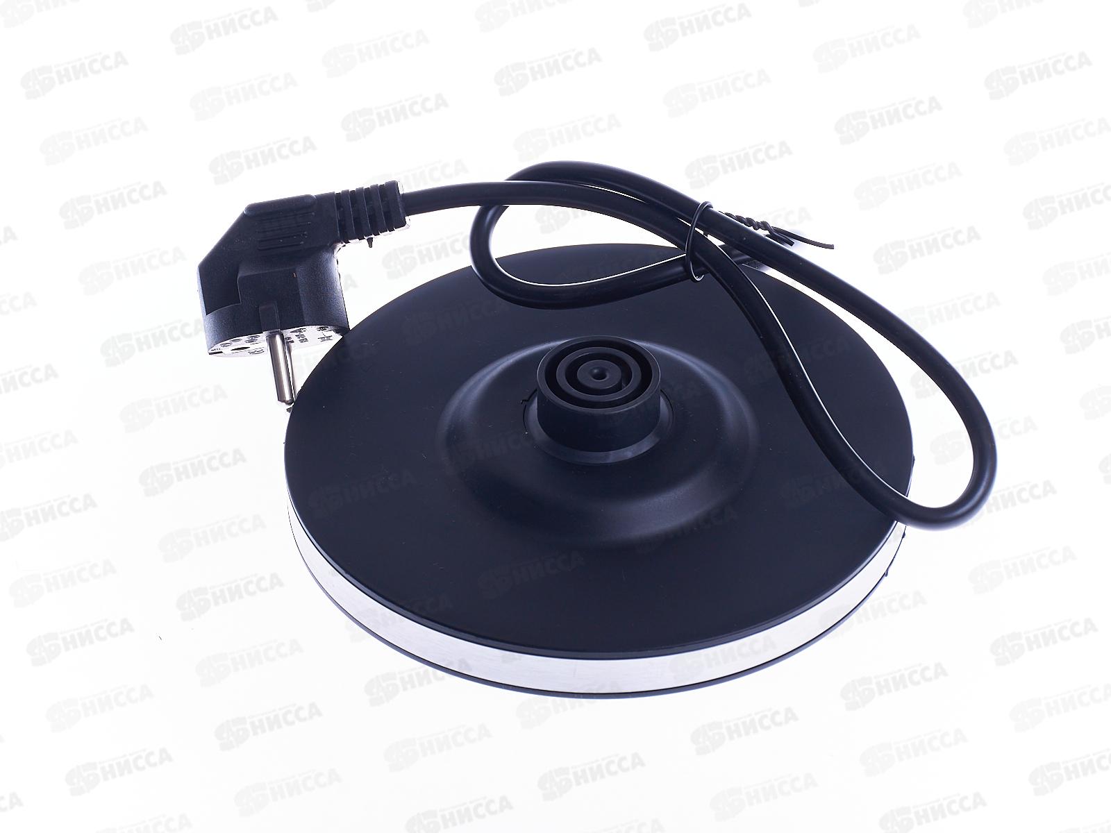 Чайник электрический DO-1253 1800Вт 1,8л стекло черный Добрыня