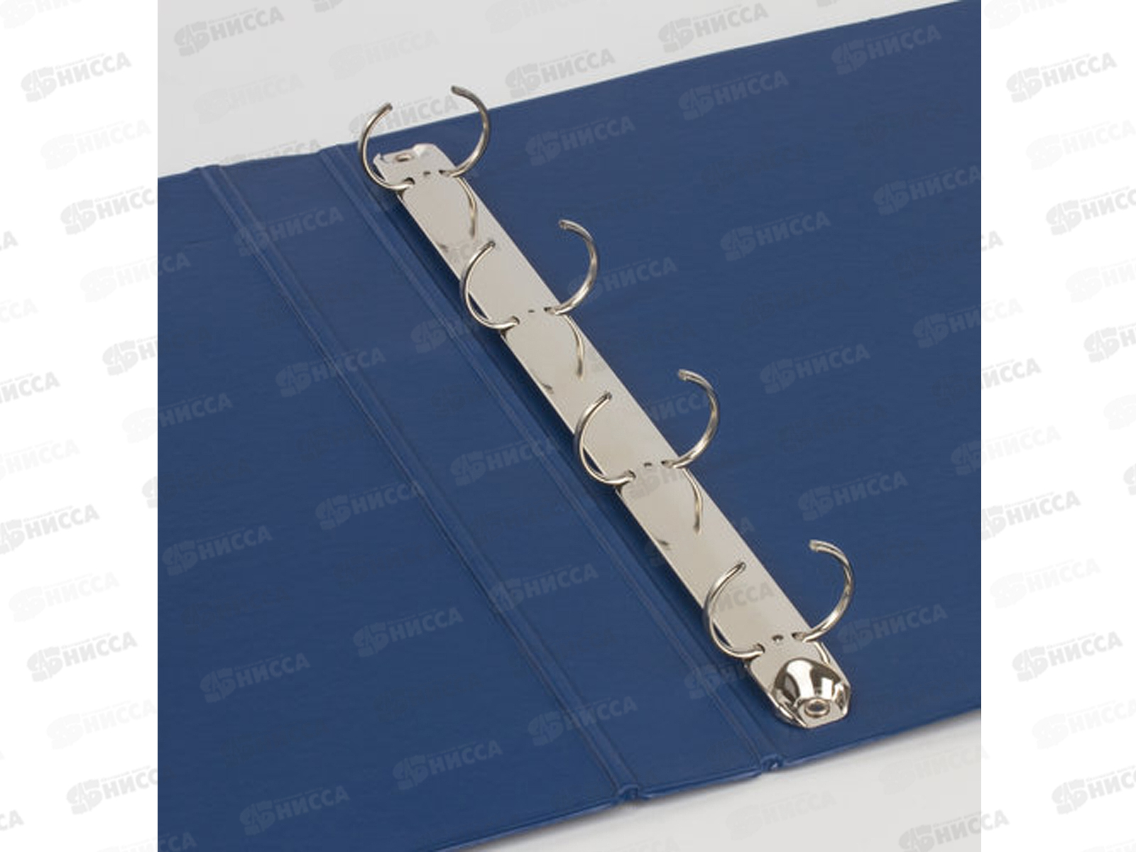 Папка на 4-х кольцах 35мм А4 BRAU до 250листов синяя, 221484 *10