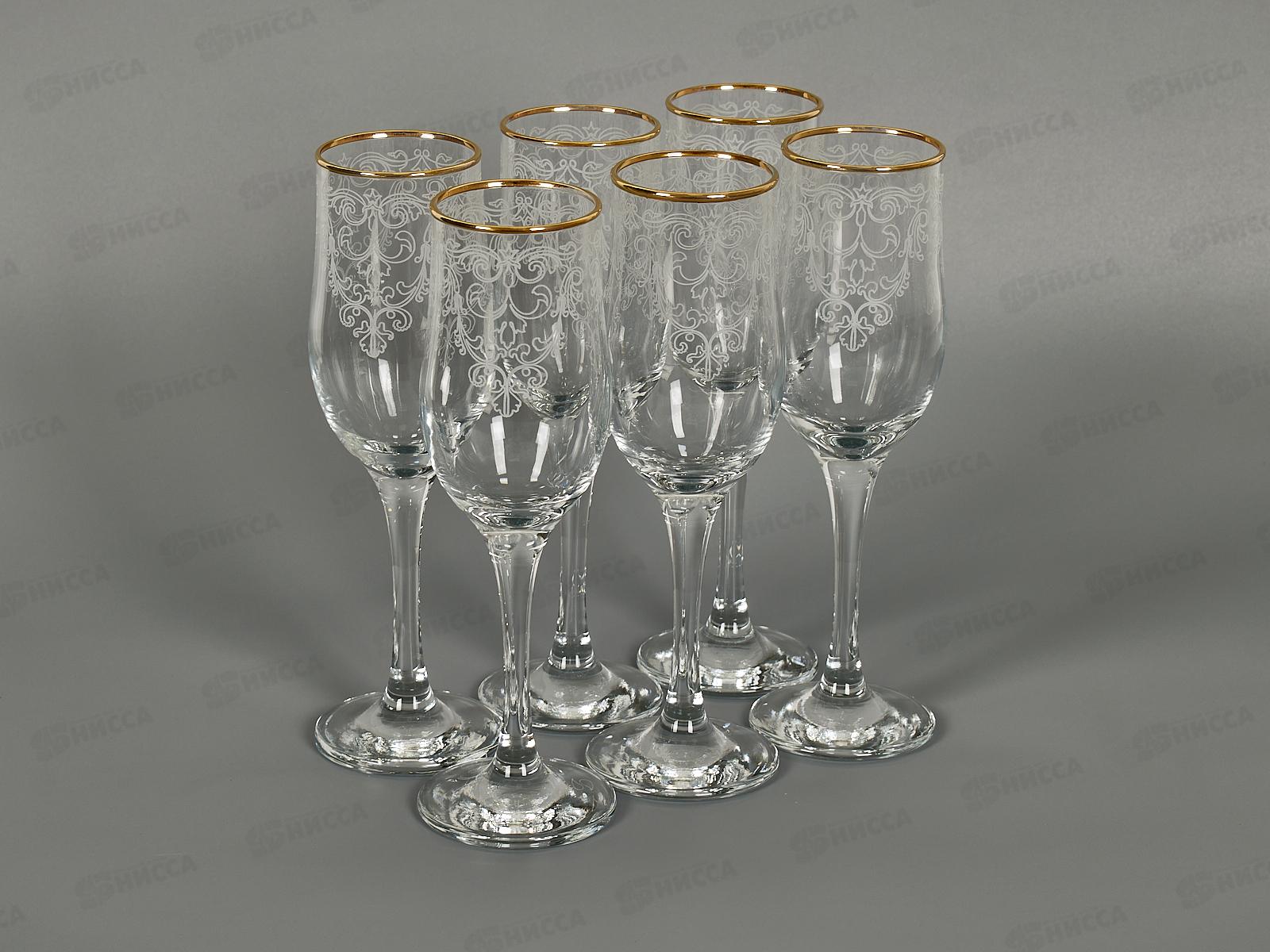 Набор подарочный 12 предметов 12082-ГЗ2 Византия (6 бокалов+6 стаканов)