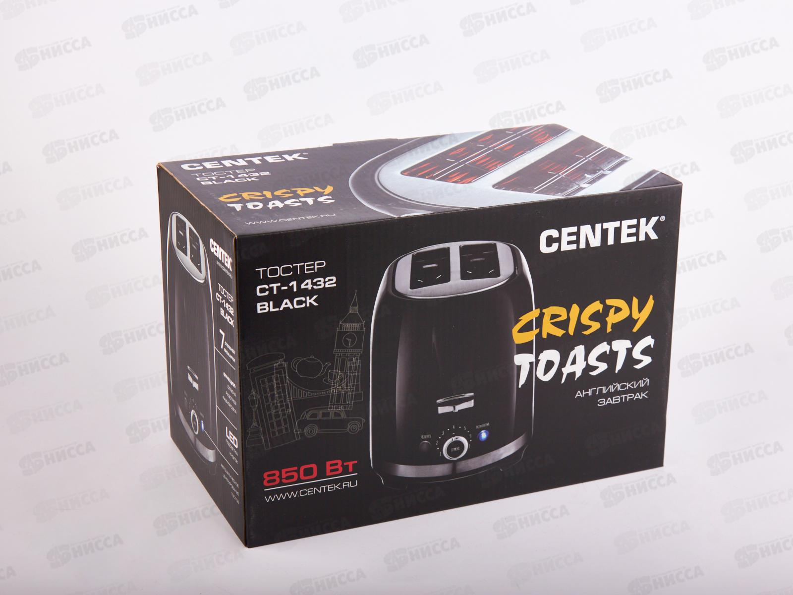 Тостер CT-1432 черный  *6