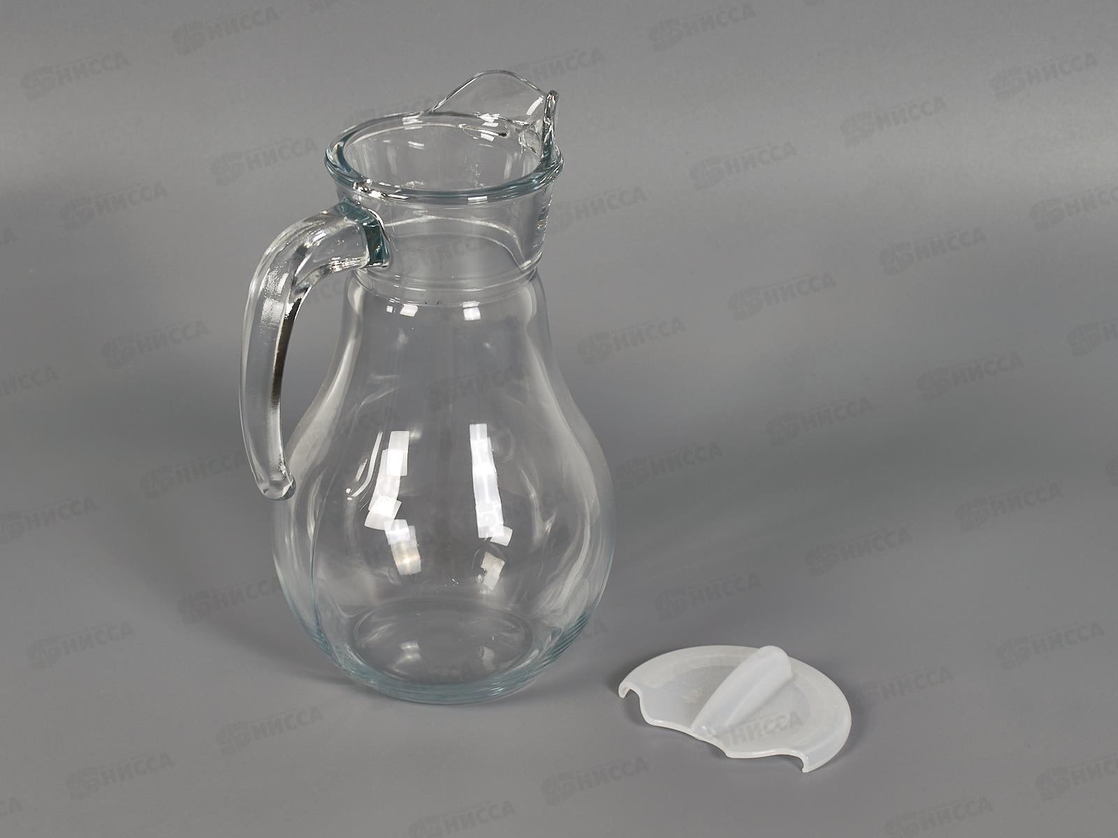 Кувшин 1,0л с прозрачной крышкой BISTRO 43944 *6