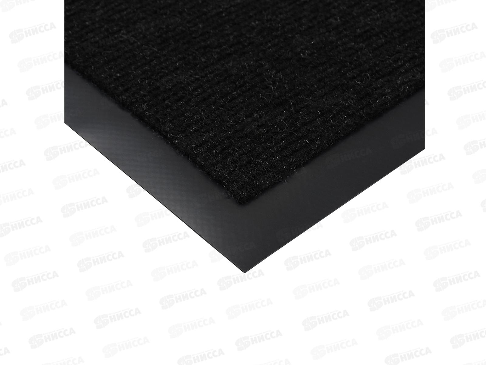 Коврик влаговпитывающий ребристый &quotTrip&quot 90*120см &quotVORTEX&quot черный 24199