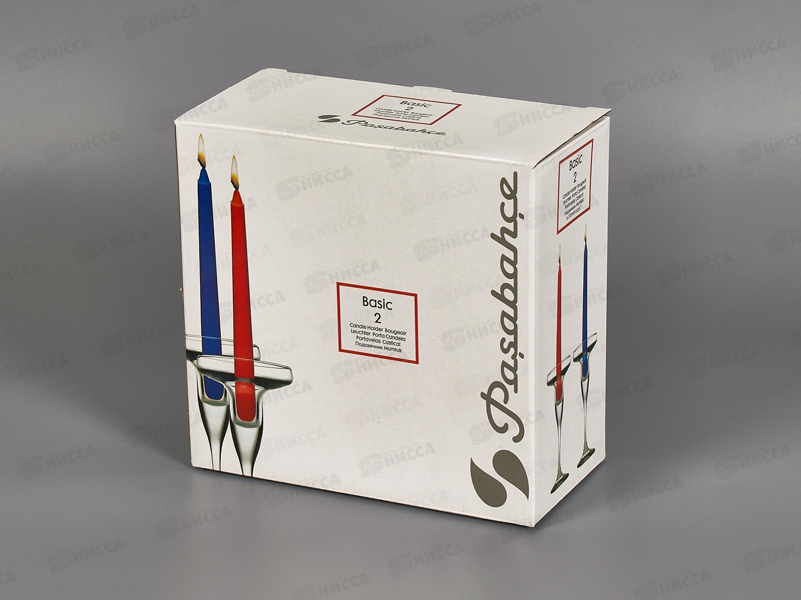 Подсвечник 170мл Бейзик 2шт 44021В *8