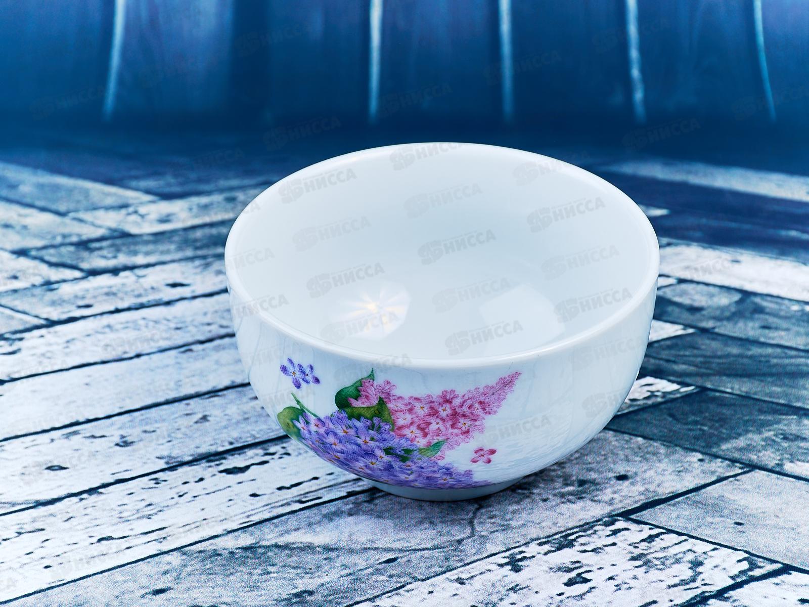 Пиала фарфор 584 330см3 Сирень 1С0863 *12/*20