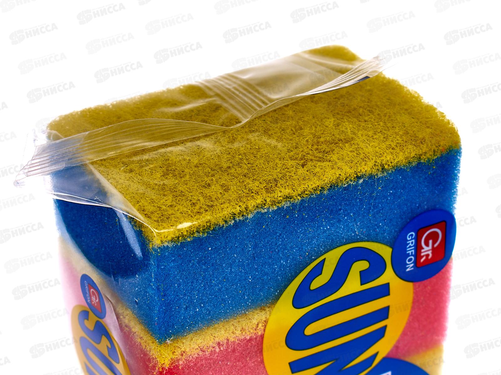 Губка GRIFON Sunshini мини 5шт *40/1 910-004