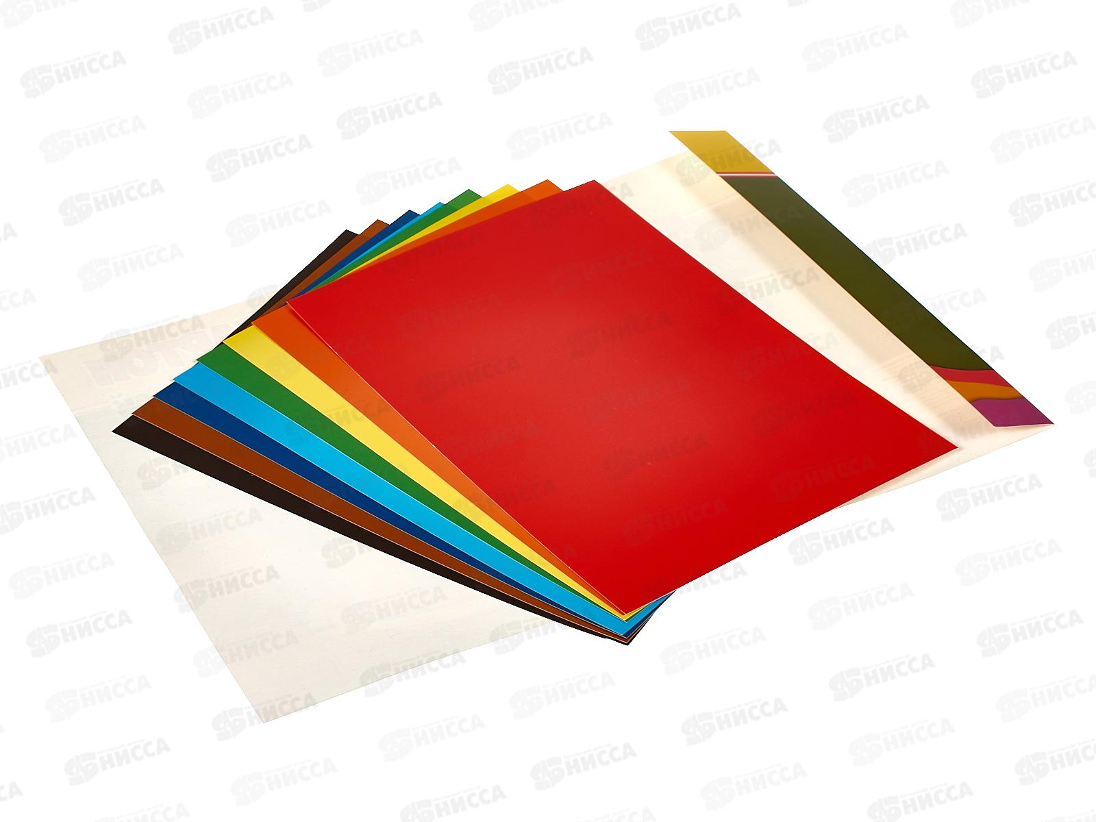 Цветной картон MAZARI 8листов 8цветов,мелованная,М-16183*50