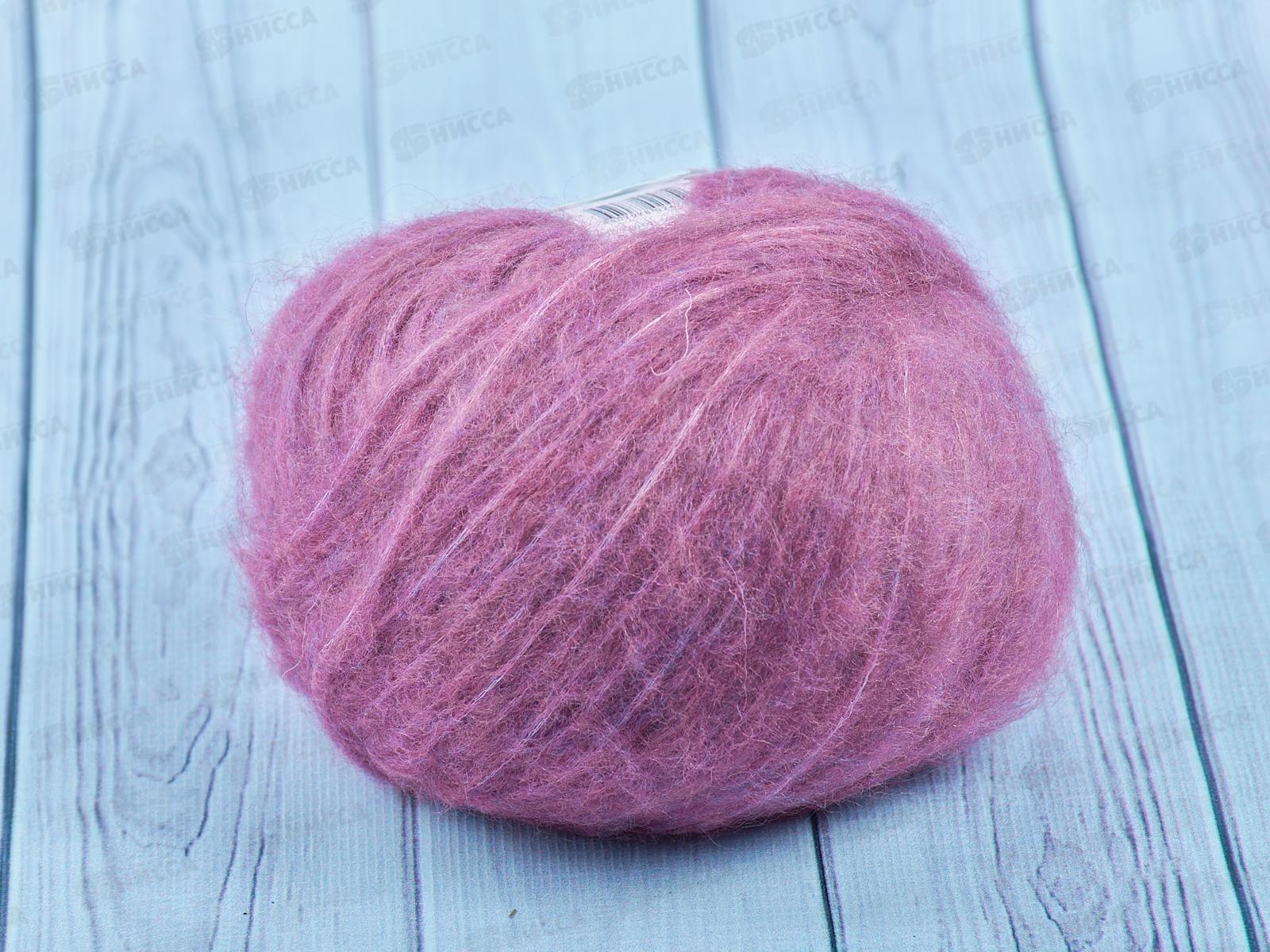 Пряжа Гламурная 40 Цикламен 50г175м  шерсть35% акр35% пол30%