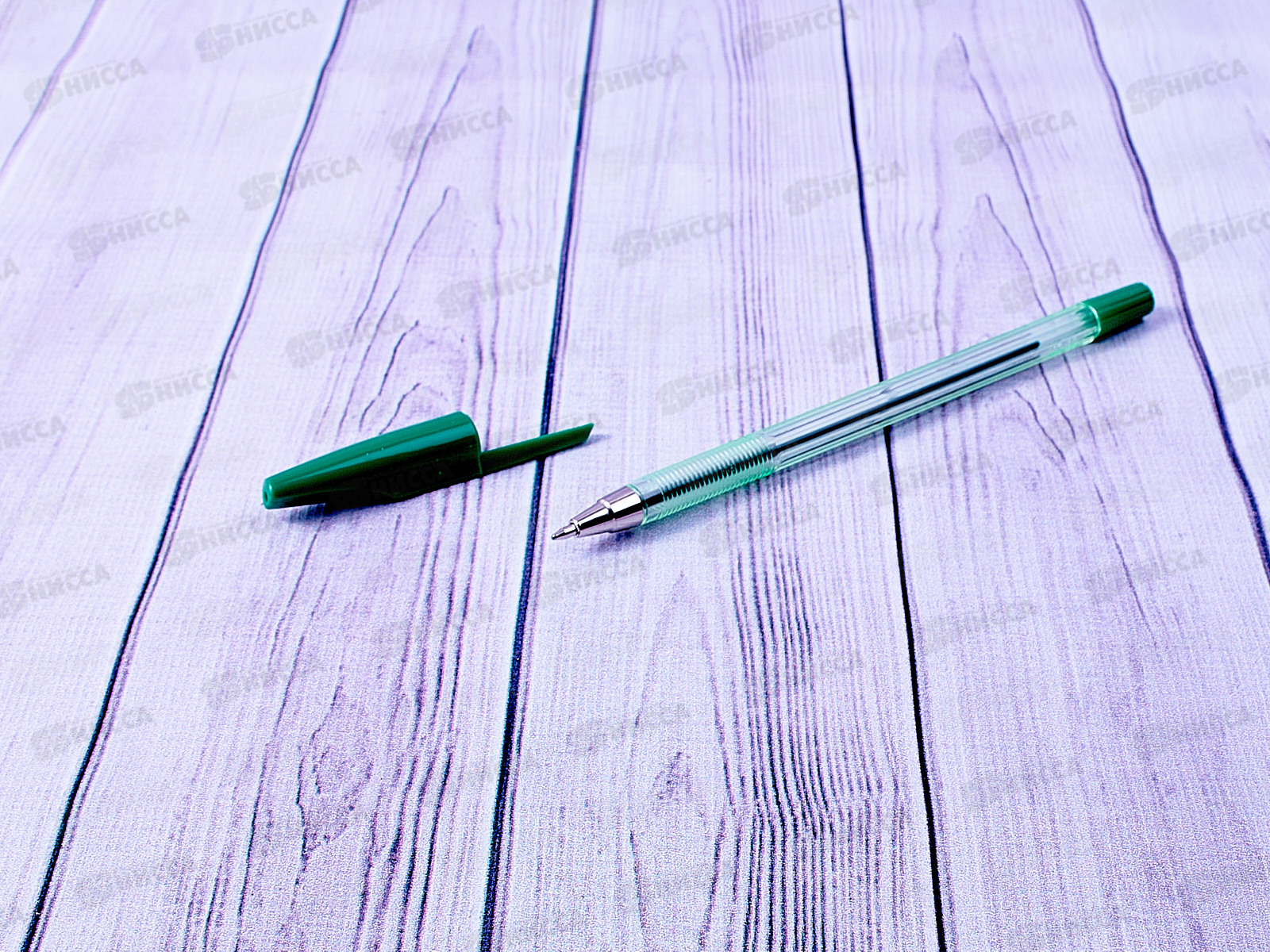 Ручка с металлическим наконечником  BEIFA 927 зеленая *50/1000/4000