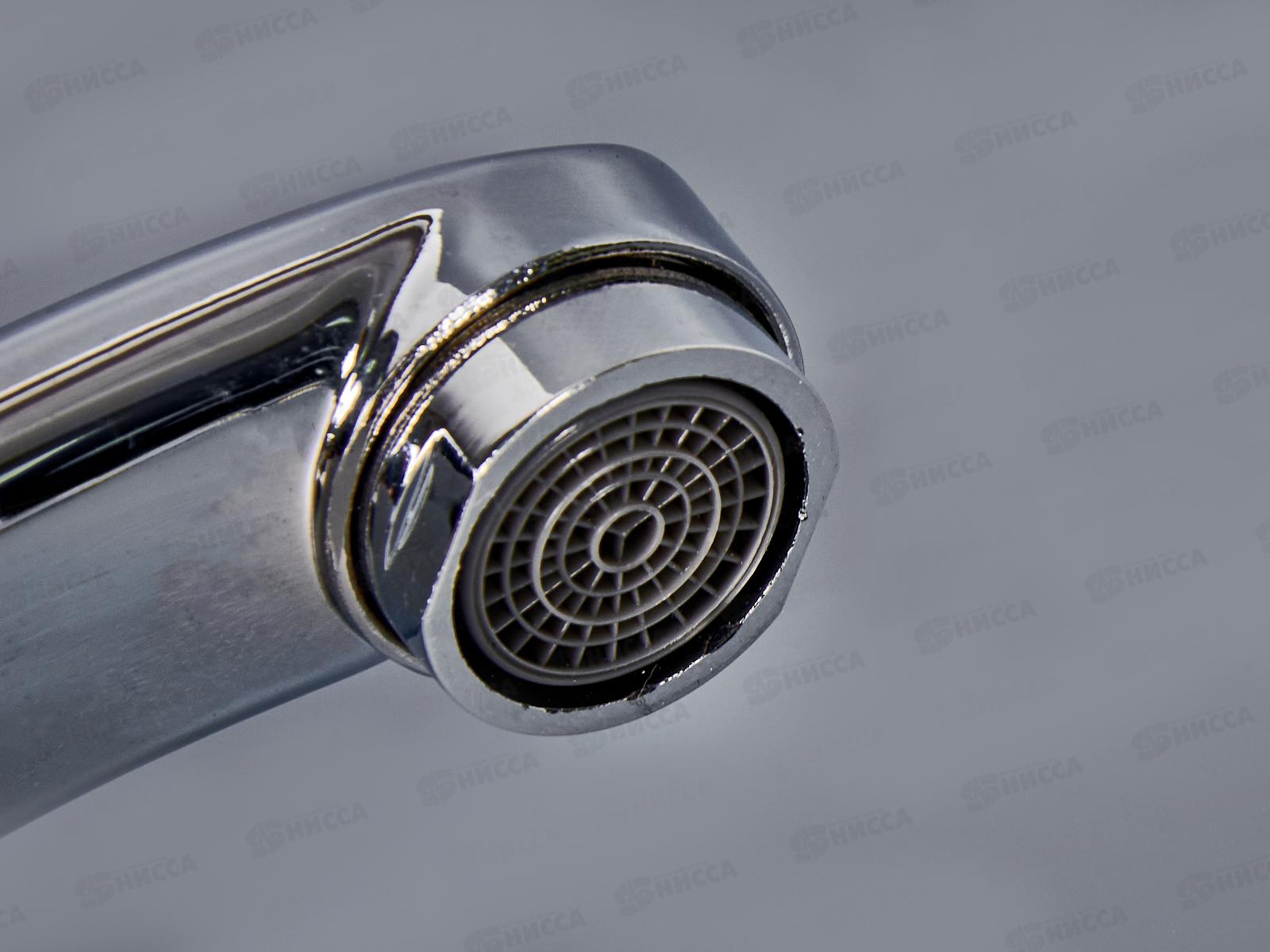 Смеситель для кухни РОТАТО Р4529-2, короткий нос гайка