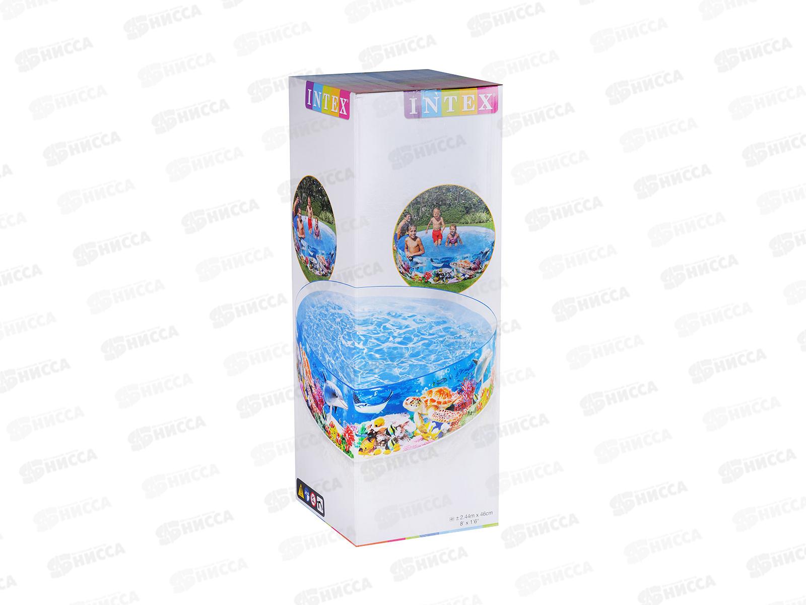 Бассейн 58472 (244х46см) коралловый риф INTEX  *4