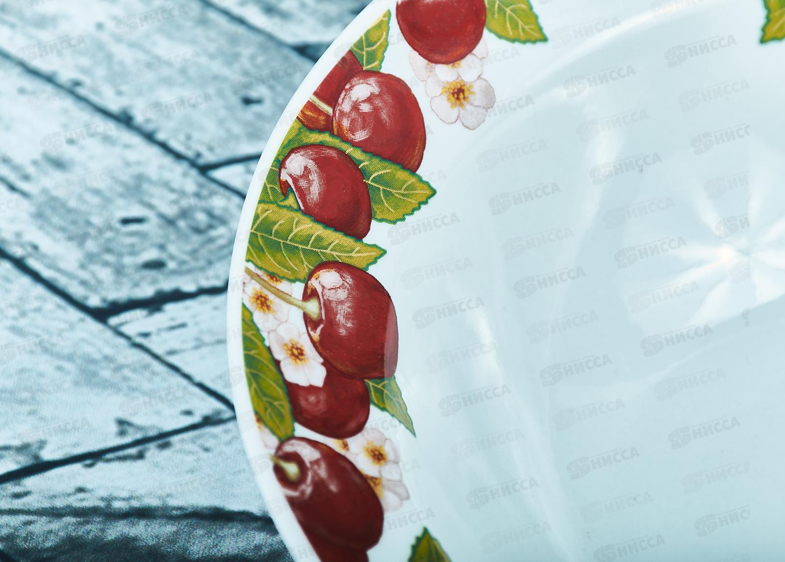 Миска 500см3 Вишня бортовая *12  088772