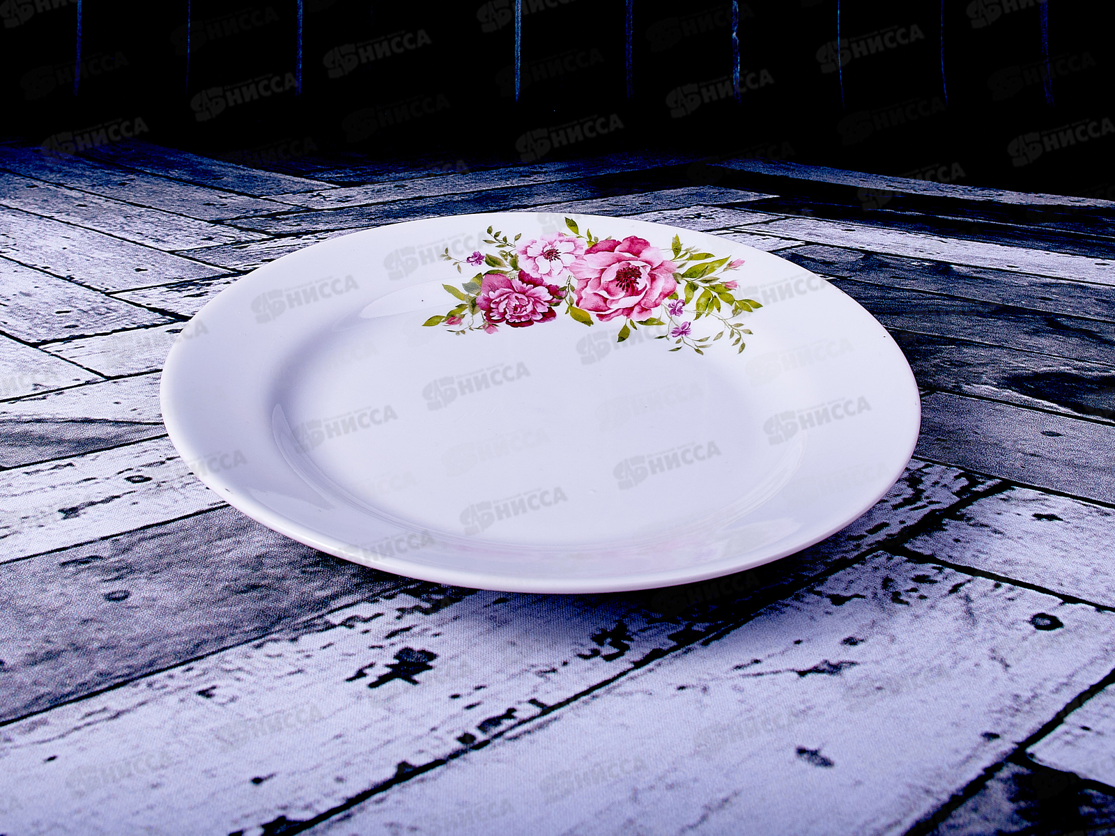 Тарелка мелкая 175мм Гладкий край Оливия 090432 *30