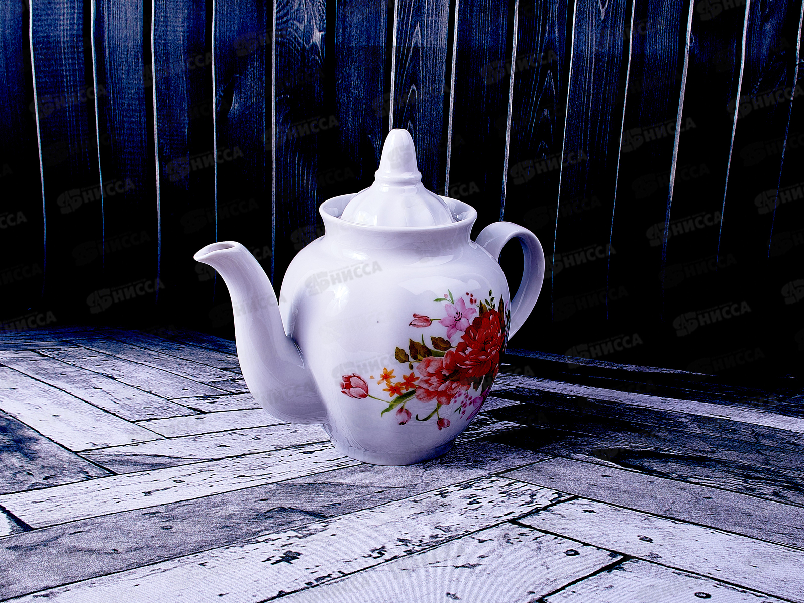 Чайник 900см3 Гранатовый Натали 090182 *12