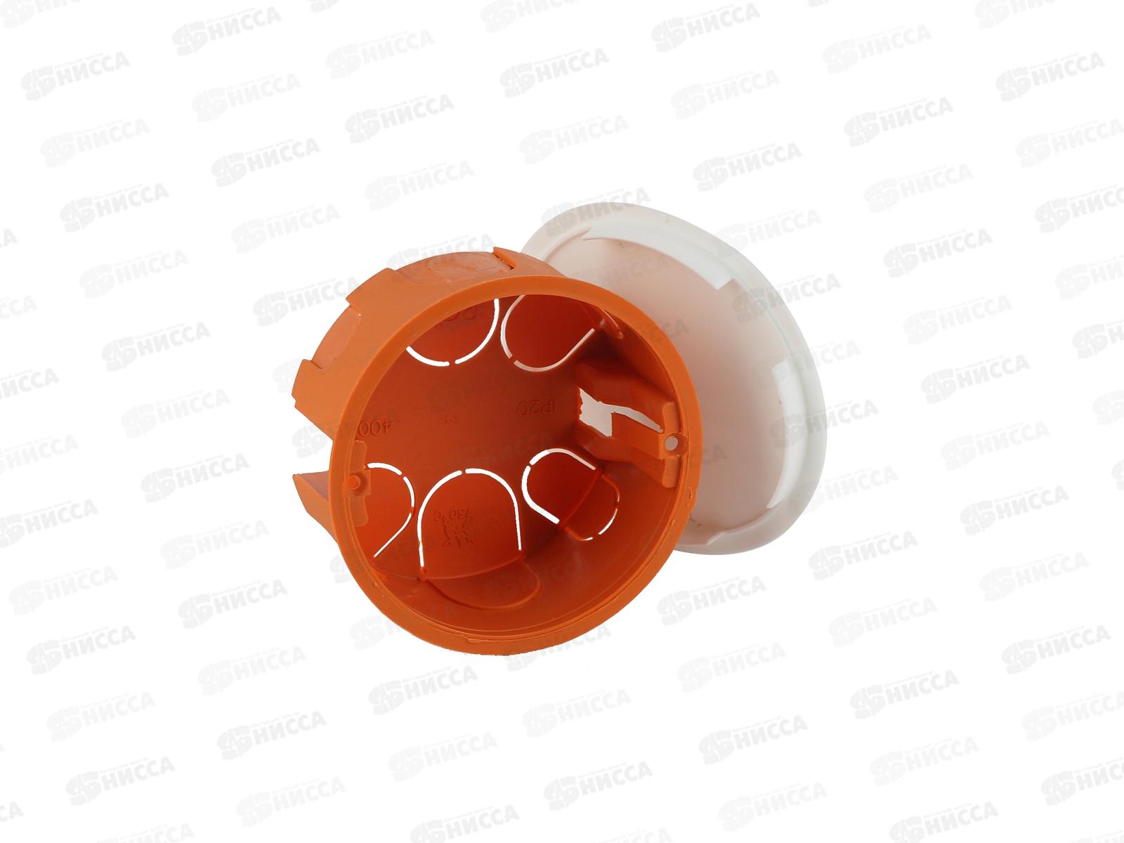 Коробка распаячная ЭРА KRT 80х40мм для твердых стен, крышка IP20  *175