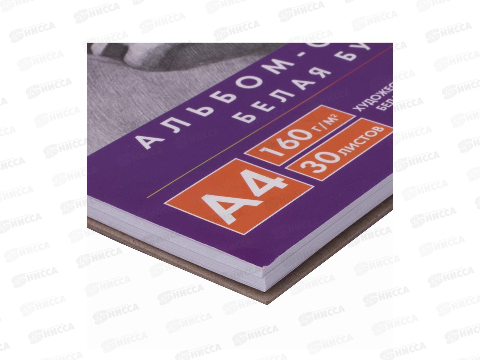 Скетчбук BRAU 205*290мм.,30листов,гребень,160г/м,110985*10