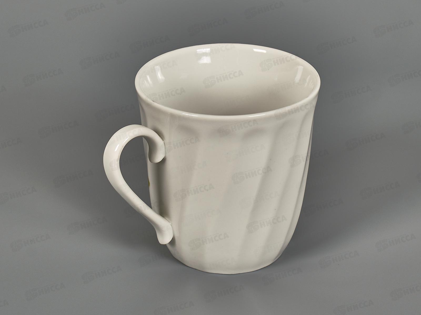 Кружка 350см3 Витая Алый мак *24  089852