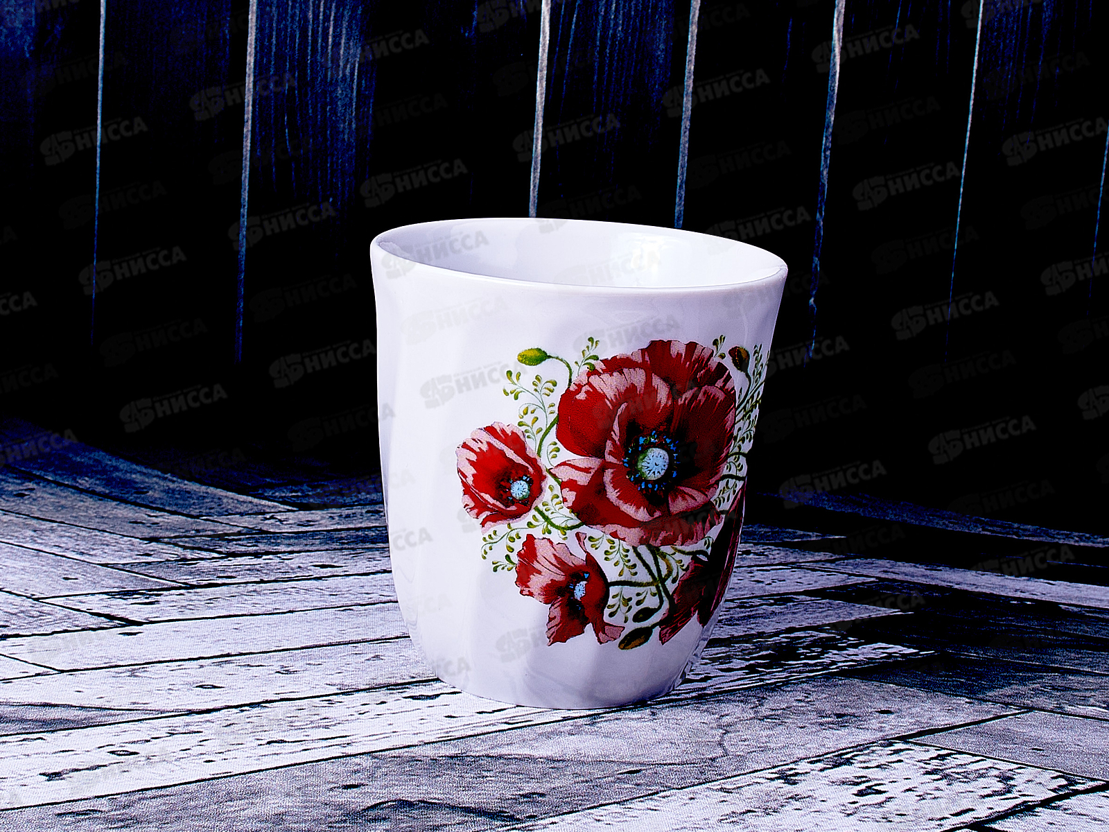 Кружка 350см3 Витая Маки 069242 *24