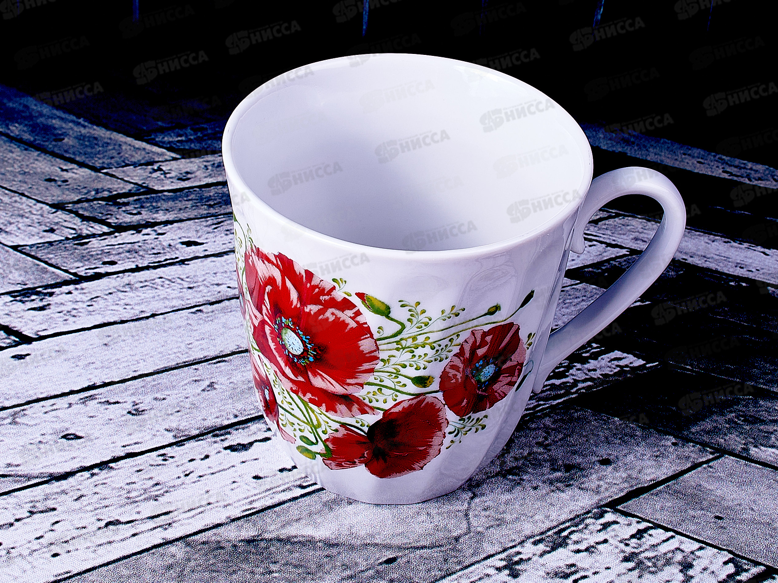 Кружка 350см3 Витая Маки 069242 *24