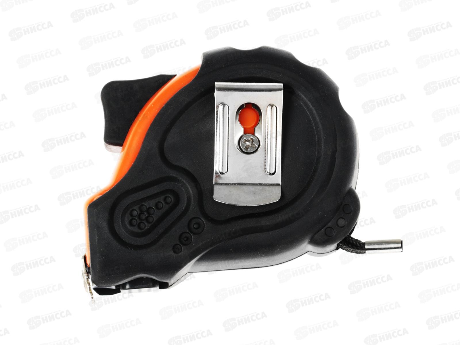 Рулетка 3м ЕРМАК 16мм обрезиненный корпус  658-087 г *12