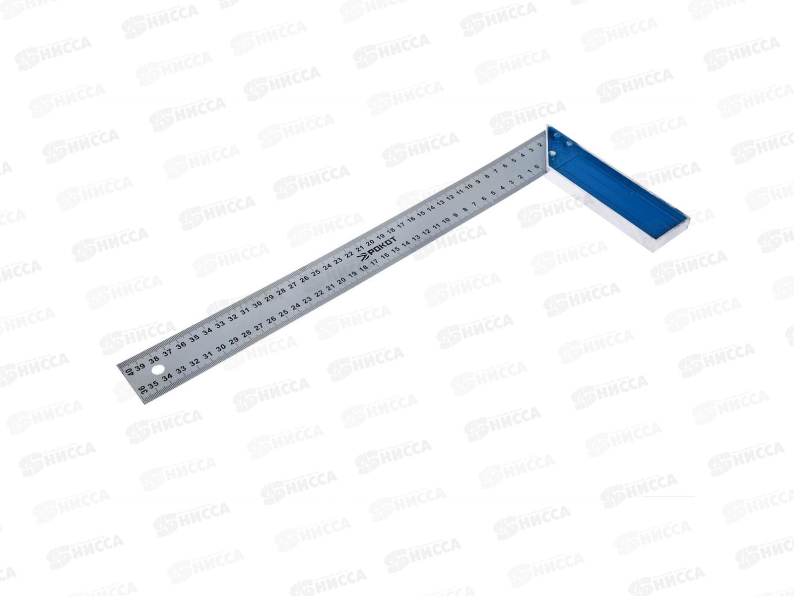 Угольник столярный 400мм РОКОТ 659-131 г *12