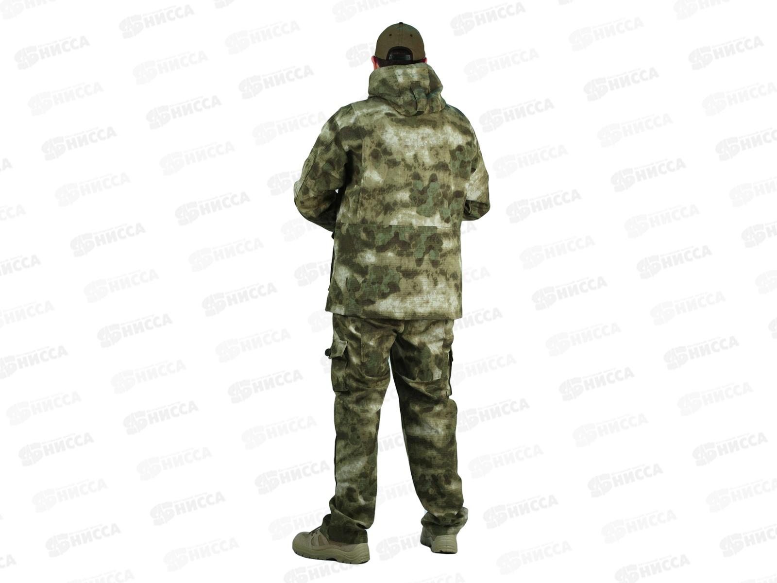 Костюм &quotСумрак&quot куртка/брюки, (56-58, 182-188) камуфляж Атака зелёная, ткань: Рип-Стоп