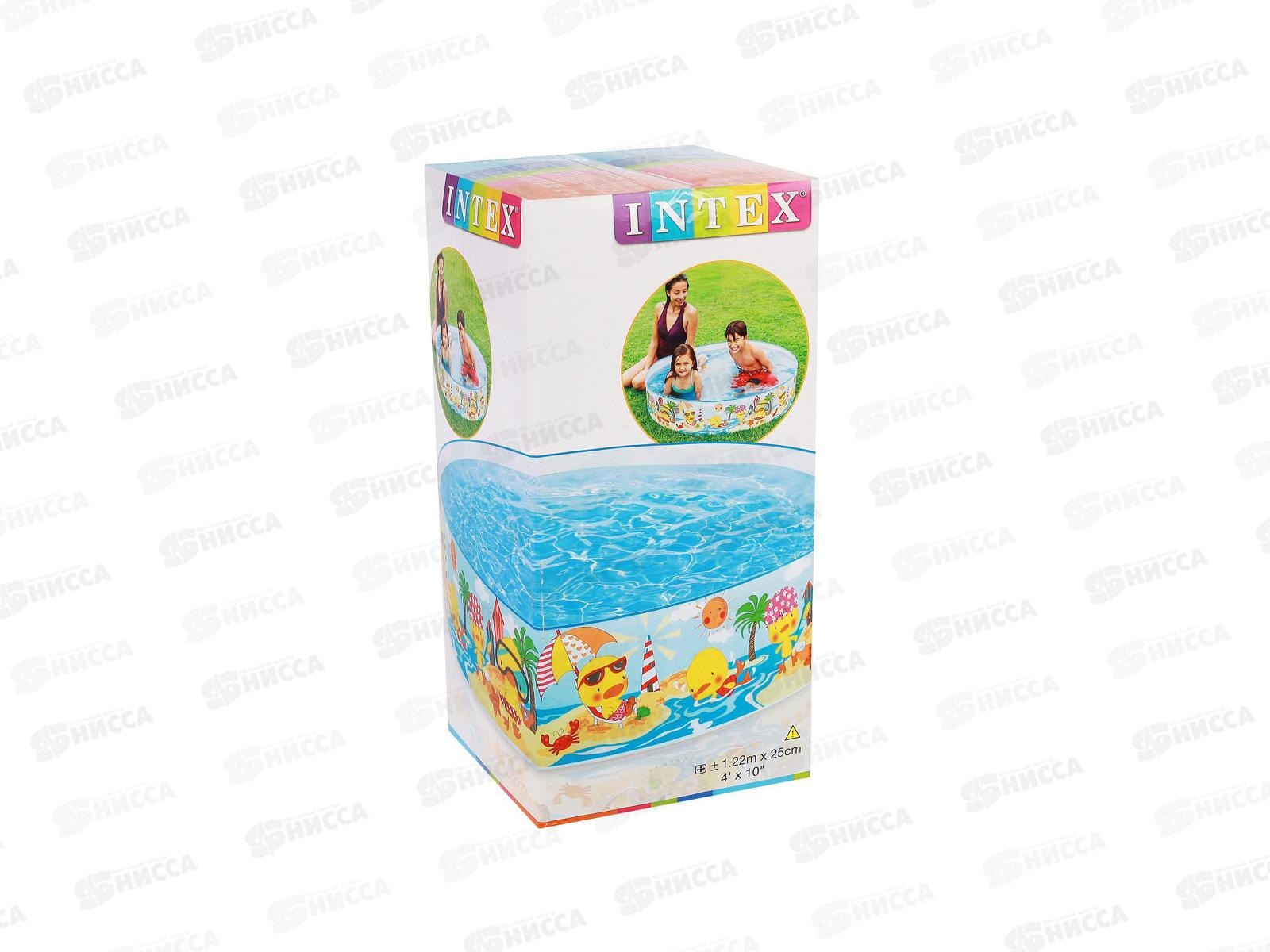 Бассейн 58477 (122*25см) каркасный Утенок от 3-х лет  *6
