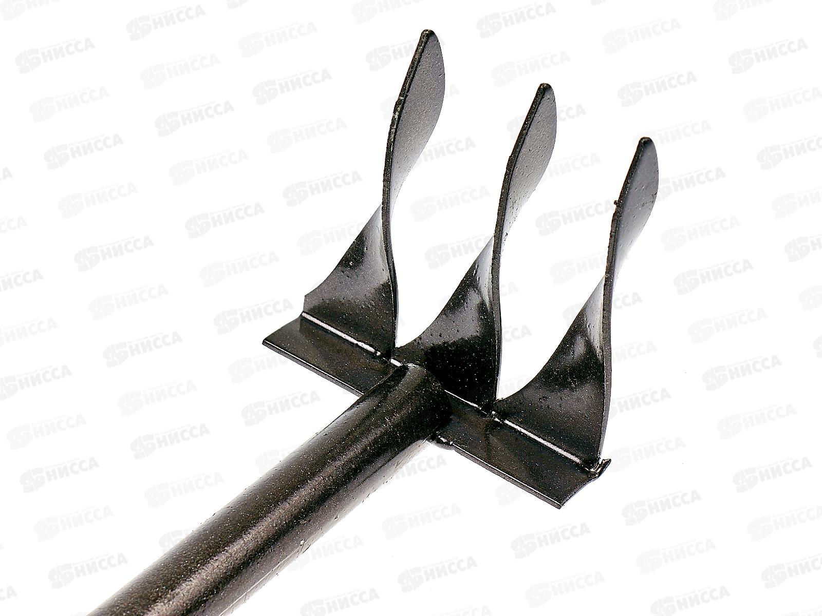 Грабли витые 3-х зубые с металлическим черенком &quotПрофи&quot, ГВ-3  *10