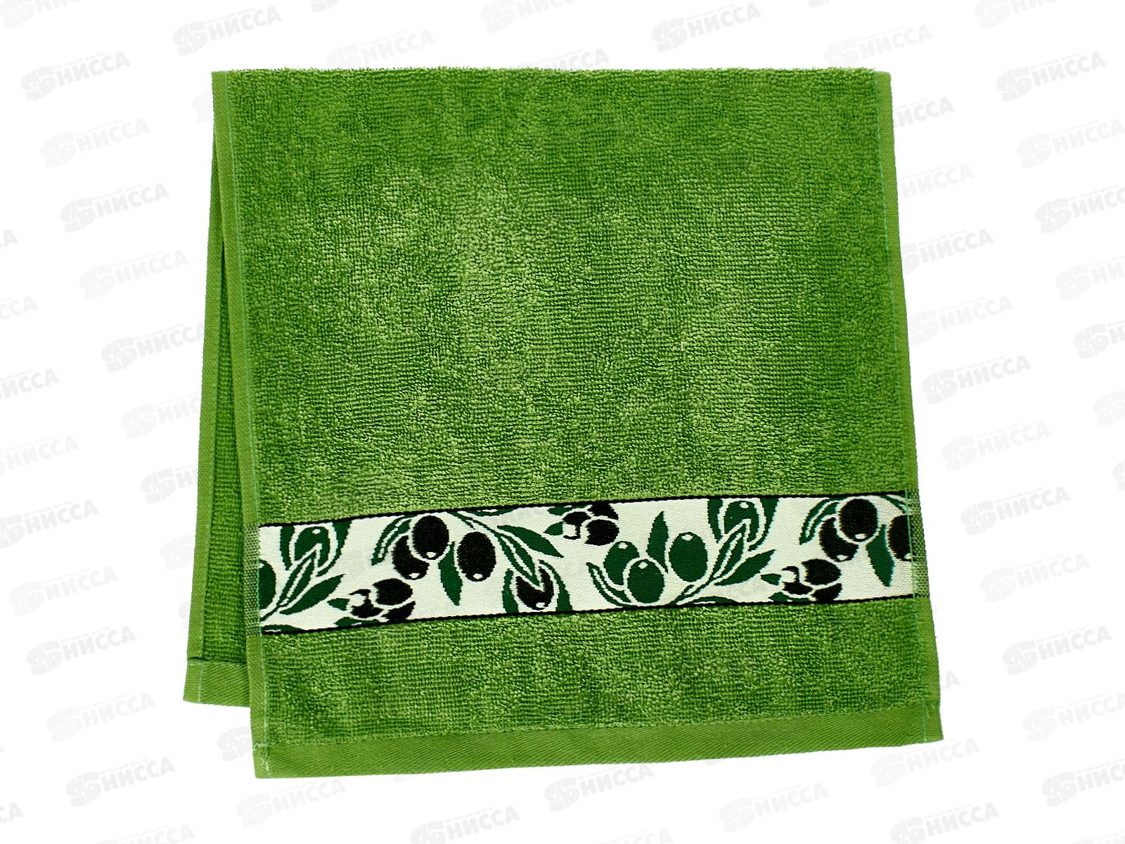 Полотенце махровое 30*60 ОЛ 340гр Оливка