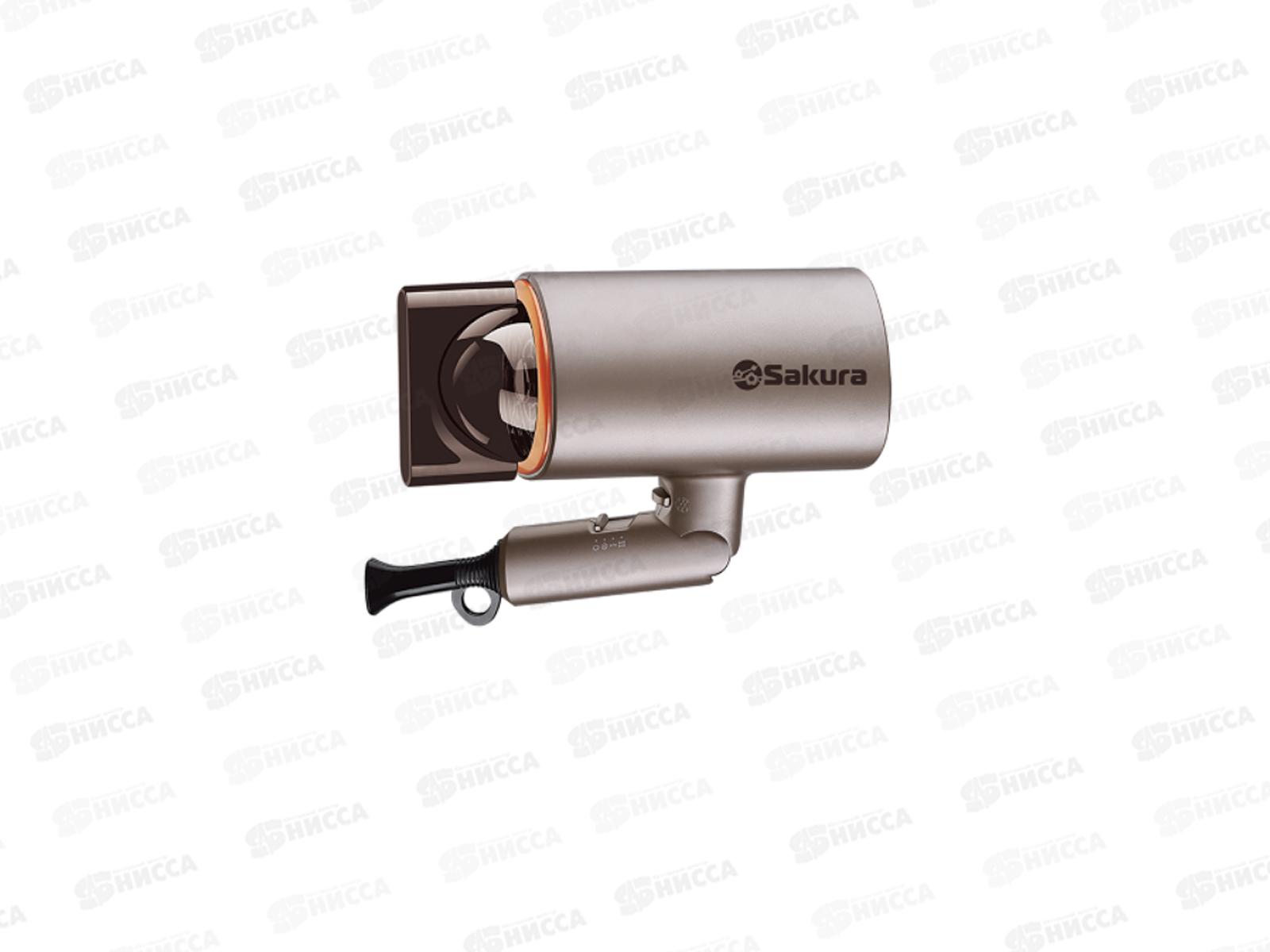 Фен электрический SA-4043BR 2000BT 3режима холодная сушка